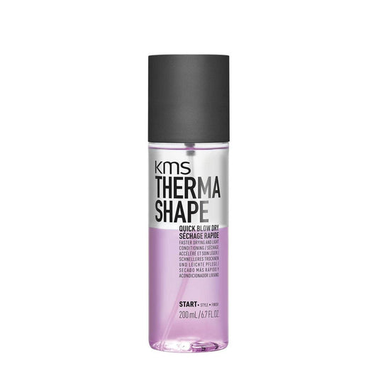 KMS THERMASHAPE Quick Blow Dry Spray – Schnell trocknendes Spray für natürliche Föhnfrisuren, 200 ml