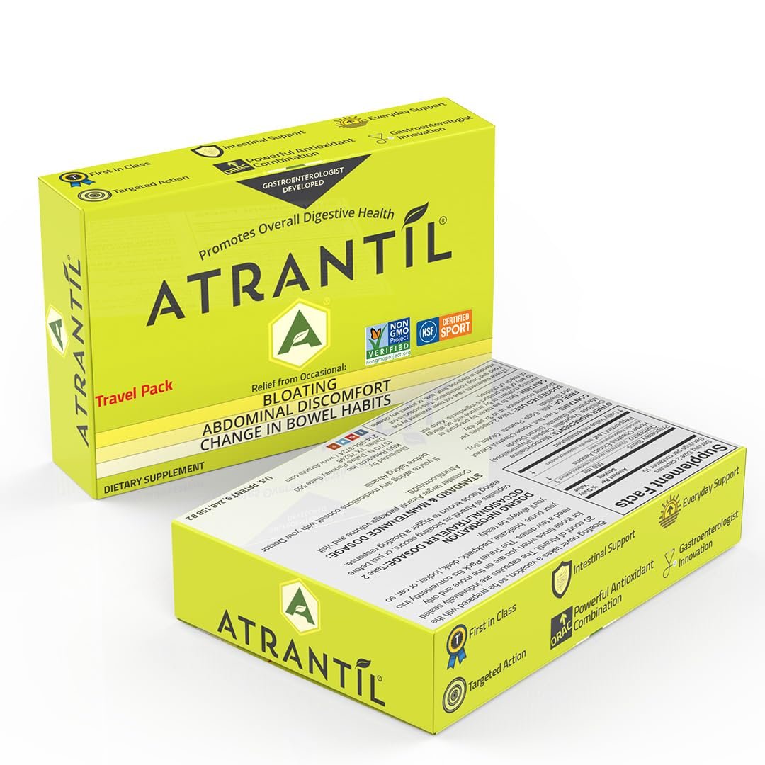 Atrantil Travel Pack (20 Kapseln): Gegen Blähungen, Bauchbeschwerden und veränderte Stuhlgewohnheiten
