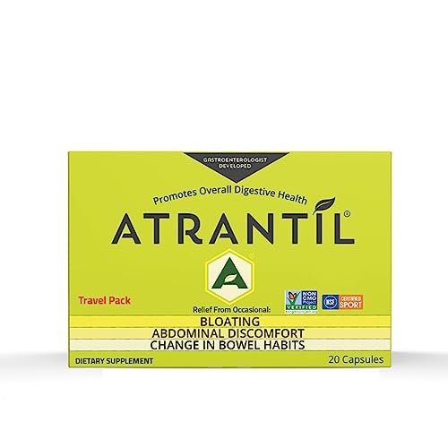 Atrantil Travel Pack (20 Kapseln): Gegen Blähungen, Bauchbeschwerden und veränderte Stuhlgewohnheiten