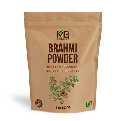 MB Herbals Reines Brahmi-Pulver 227 g (8 oz) | Bacopa-Pulver für Haarpflege