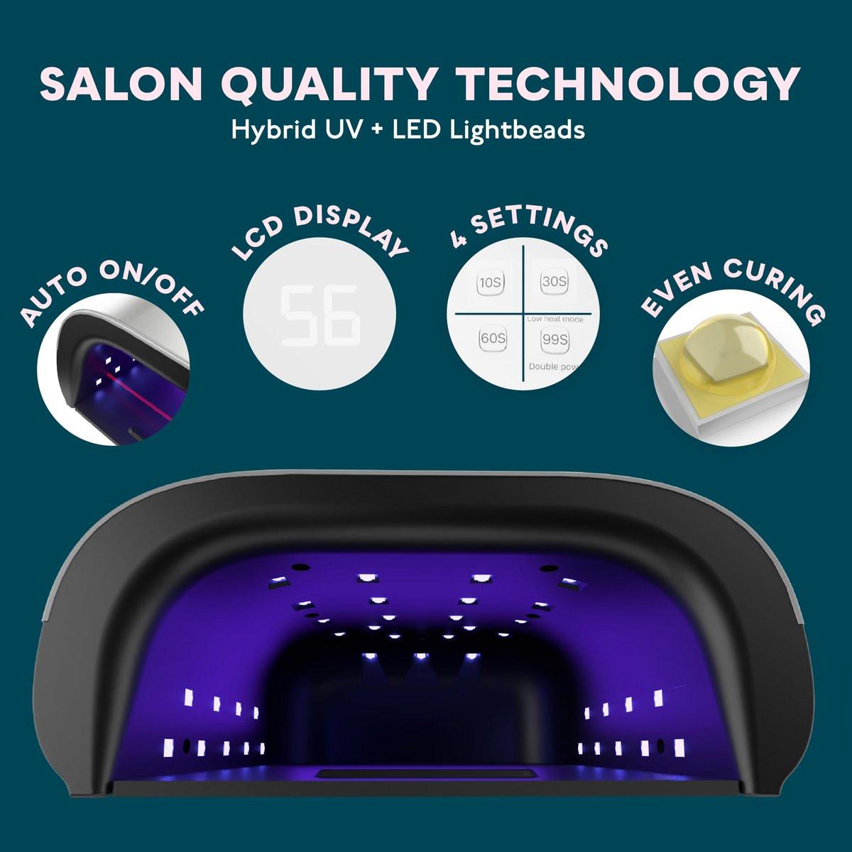 SUNUV SUN3 Professionelle UV-Lampe für Gelnägel, LED-Nagellampe mit 4-Timer und Sensor, 39 LED-Perlen, UV-Trockner für Salon und Zuhause, Geschenk für Frauen, Mütter, Mädchen