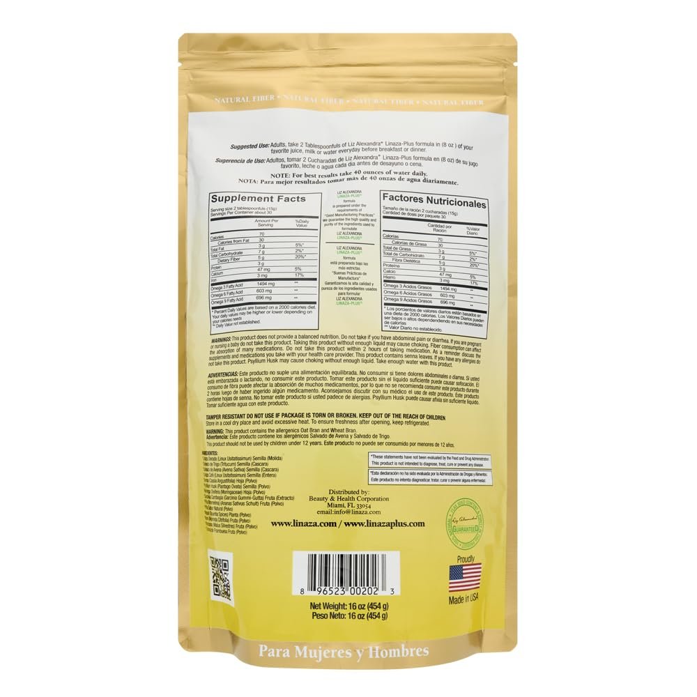 Liz A. Linaza Plus mit Ananas, Moringa & Garcinia Cambogia - 450 g