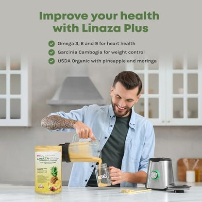 Liz A. Linaza Plus mit Ananas, Moringa & Garcinia Cambogia - 450 g