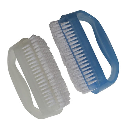 Coralpearl Nagelbürsten 2er-Set – Hand- und Fußpflegebürsten mit weichen Nylonborsten für Maniküre und Pediküre