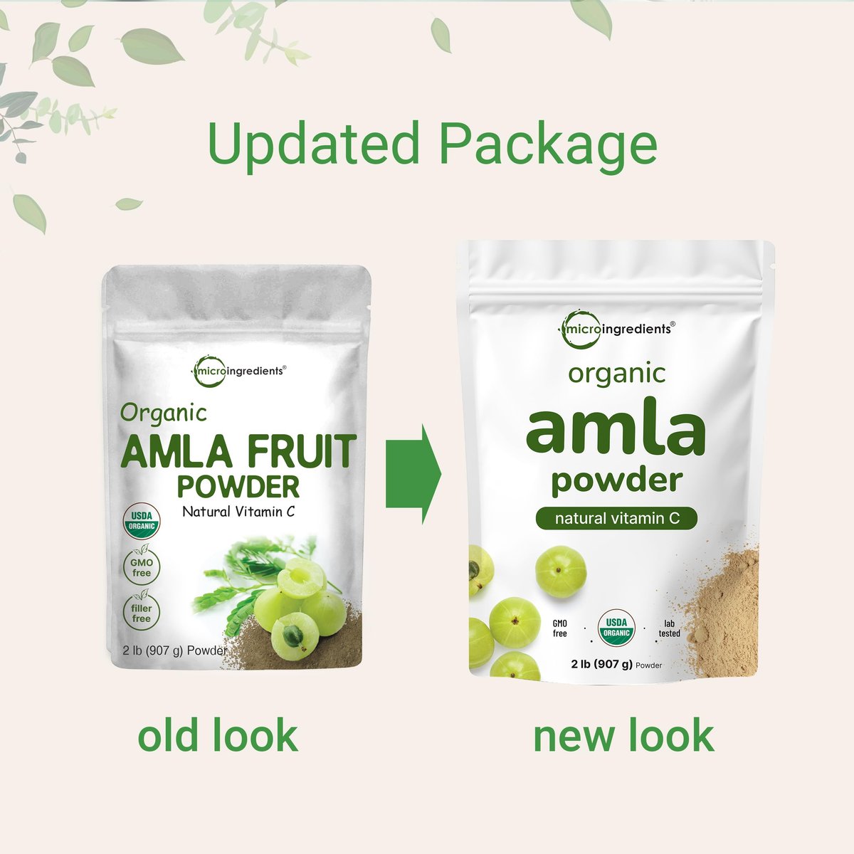 Micro Ingredients Bio Amla-Pulver (Amalaki) | 907g, Indische Stachelbeere | Reich an Vitamin C, Antioxidantien, Unterstützt Immun-, Verdauungs- & Hautgesundheit, Nicht-GVO, Vegan & Keto-freundlich