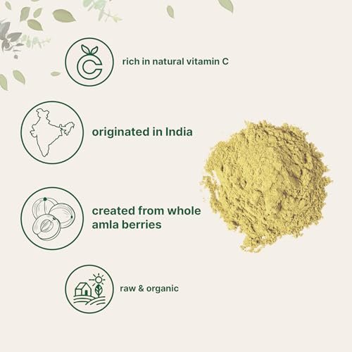 Micro Ingredients Bio Amla-Pulver (Amalaki) | 907g, Indische Stachelbeere | Reich an Vitamin C, Antioxidantien, Unterstützt Immun-, Verdauungs- & Hautgesundheit, Nicht-GVO, Vegan & Keto-freundlich