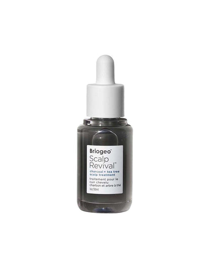 Briogeo Scalp Revival Charcoal + Tea Tree Scalp Treatment | Leave-In Serum für trockene, schuppige oder juckende Kopfhaut | Feuchtigkeitsspendend & ausgleichend | Vegan & tierversuchsfrei | 30 ml