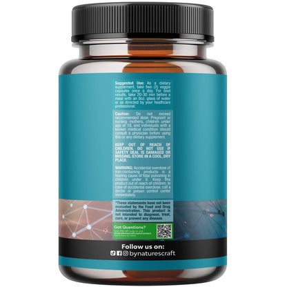 Nootropisches Gehirn-Ergänzungsmittel für Gedächtnis und Fokus – Vitamine für geistige Gesundheit und Klarheit mit Vitamin A, B6, Riboflavin, Niacin, Thiamin und Folat – Kognitiver Komplex für geistige Vitalität – 60 Kapseln