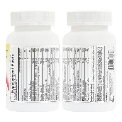 NaturesPlus Hema-Plex Eisen 85 mg – 60 Kirsch-Bonbons – mit Vitamin C & Bioflavonoiden – Vegan & Glutenfrei – 20 Portionen
