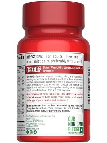Nature's Truth One Daily Multivitamin | 100 Minitabletten | Für Männer und Frauen | Non-GMO & Glutenfrei