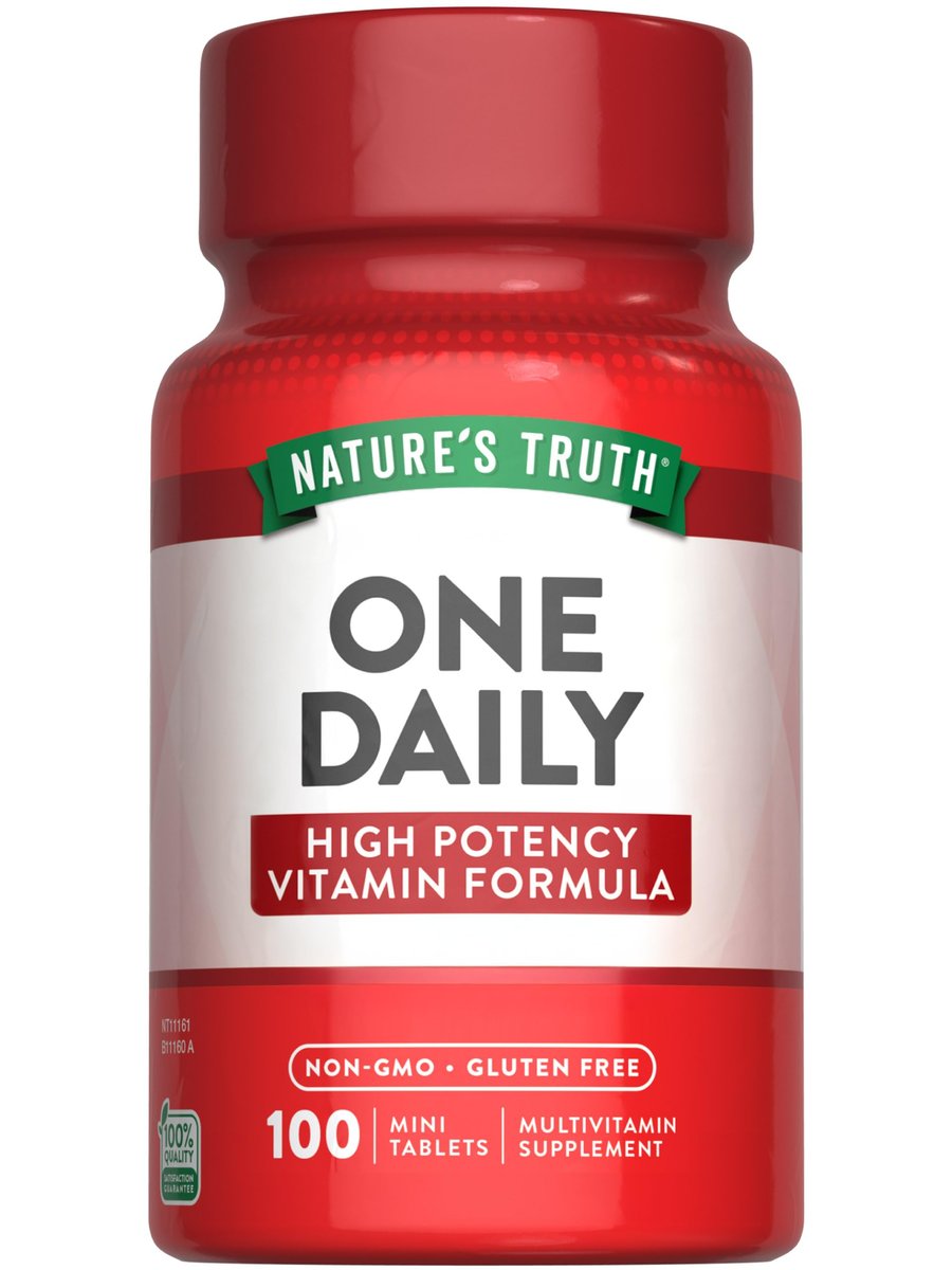 Nature's Truth One Daily Multivitamin | 100 Minitabletten | Für Männer und Frauen | Non-GMO & Glutenfrei