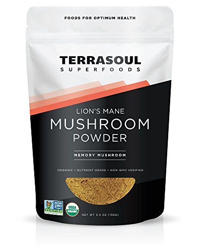 Terrasoul Superfoods Bio Löwenmähnenpilz Pulver (4:1 Extrakt), 155 g