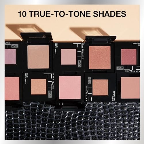 Maybelline Fit Me Blush – Leichter, glatter, langanhaltender Rouge für den ganzen Tag, Farbton Nude, 4,5 g