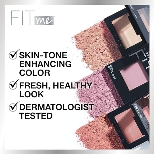Maybelline Fit Me Blush – Leichter, glatter, langanhaltender Rouge für den ganzen Tag, Farbton Nude, 4,5 g