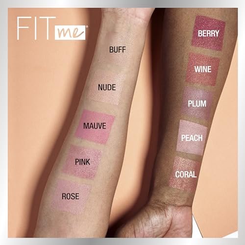 Maybelline Fit Me Blush – Leichter, glatter, langanhaltender Rouge für den ganzen Tag, Farbton Nude, 4,5 g