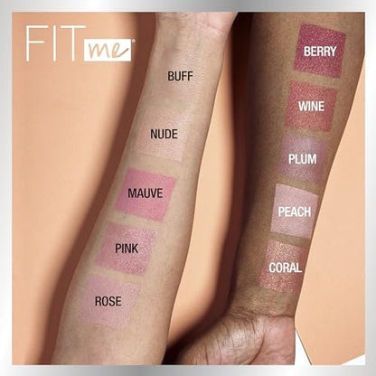 Maybelline Fit Me Blush – Leichter, glatter, langanhaltender Rouge für den ganzen Tag, Farbton Nude, 4,5 g