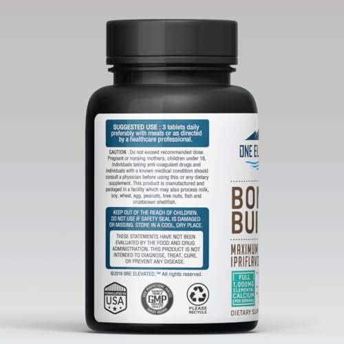Umfassender Knochenaufbau-Kalziumkomplex mit Kalziumcarbonat, Hydroxyapatit, Citrat, Magnesium, Zink, Vitamin D3 – 90 Kapseln