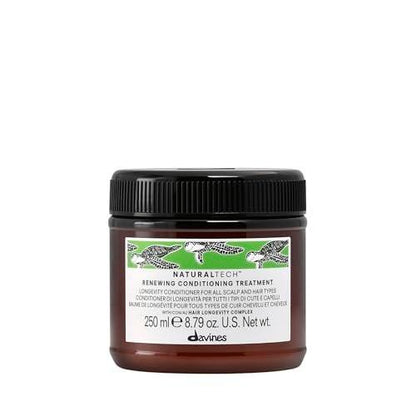 Davines Naturaltech Renewing Conditioning Treatment – Anti-Aging Pflege für alle Haartypen mit Hair Longevity Complex, 250 ml