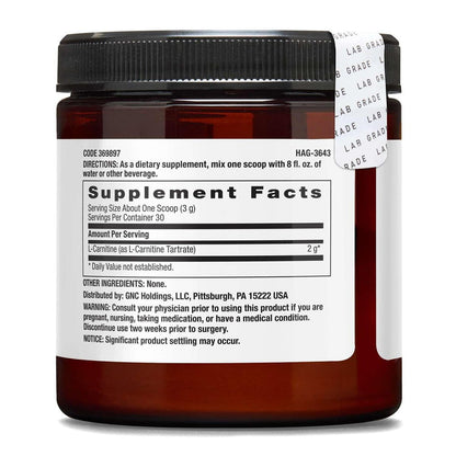 BEYOND RAW L-Carnitin Pulver – Treibstoff für das Training und Unterstützung der Regeneration, 30 Portionen