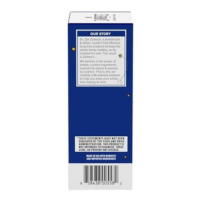 Zarbee's Kids Melatonin Kautabletten, 1 mg Melatonin, Arzneimittelfreies & Effektives Schlafmittel, Natürlicher Traubengeschmack, Ohne Künstliche Süßstoffe oder Farbstoffe, Glutenfrei, Ab 3 Jahren, 50 Stück