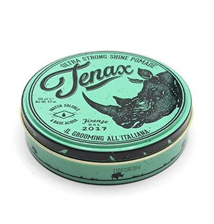 Tenax Water Based Pomade – Ultra Starker Halt mit maximalem Glanz, 4,5 Unzen