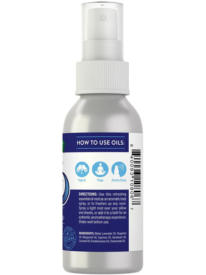 Nature's Truth Good Nite Essential Oil Mist | 2,4 fl oz | Beruhigende Mischung | für topische Anwendung, Yoga & Aroma-Spray