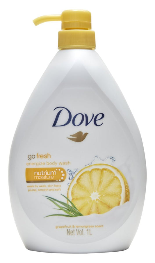 Dove Go Fresh Energize Duschgel Grapefruit & Lemongrass 1 Liter