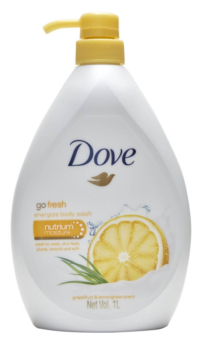 Dove Go Fresh Energize Duschgel Grapefruit & Lemongrass 1 Liter