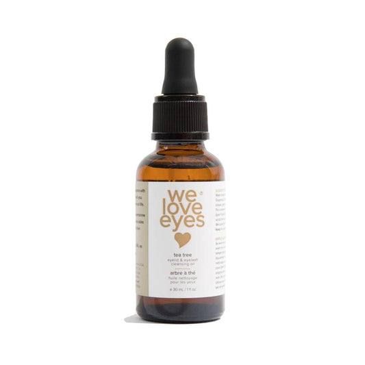 We Love Eyes - Natürliches Augenlid-Reinigungsöl mit Teebaumöl - Allergenentfernung - Konservierungsmittelfrei - Australisches Teebaumöl - 30 ml