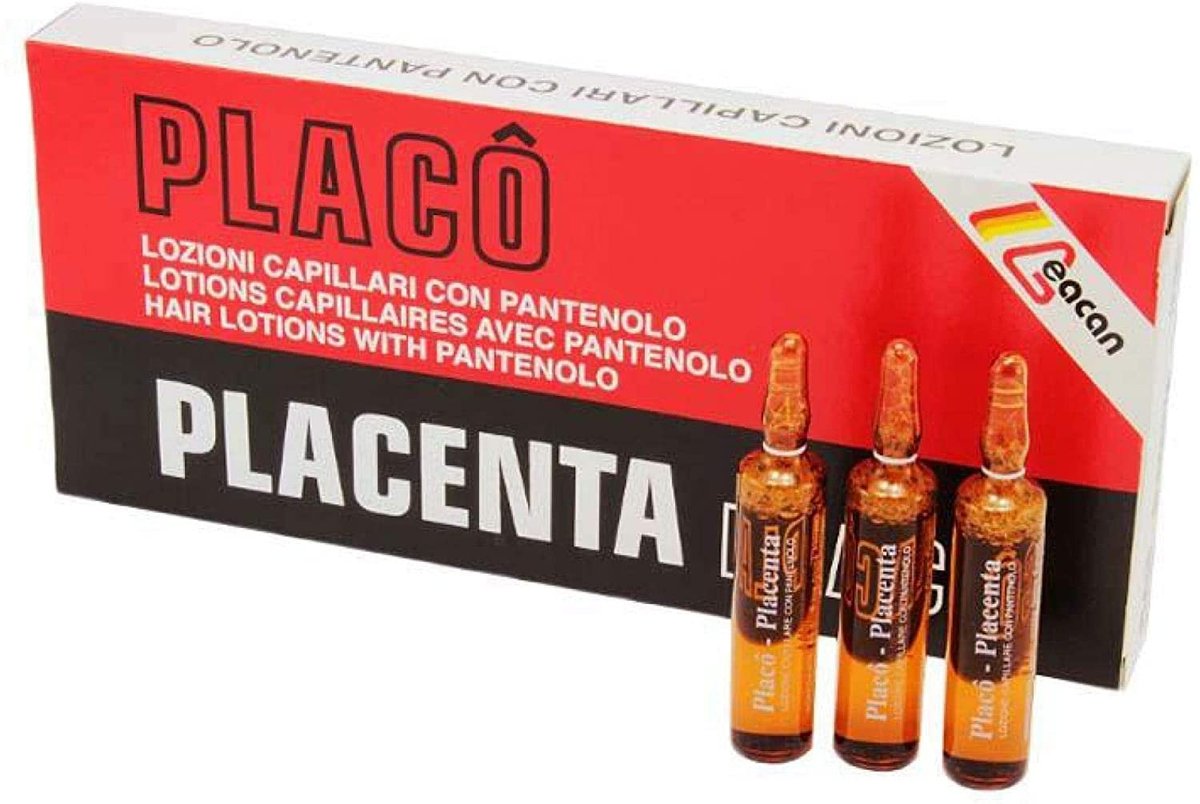 Placenta Placo Intensiv-Kur gegen Haarausfall – 12 x 10 ml Ampullen