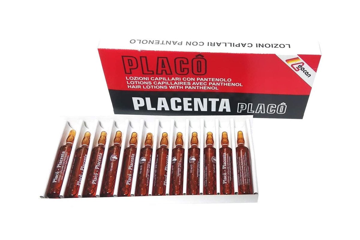Placenta Placo Intensiv-Kur gegen Haarausfall – 12 x 10 ml Ampullen
