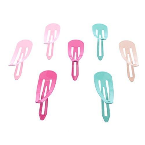 100 Stück Metall Haarspangen 2 Zoll – Farbenfrohe Snap Clips für Frauen und Mädchen