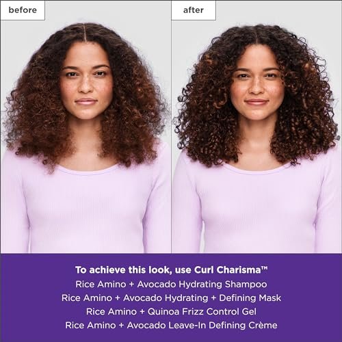 Briogeo Curl Charisma Reis-Amino + Avocado Feuchtigkeitsshampoo | Definition und Feuchtigkeit für welliges, lockiges und krauses Haar | Reduziert Frizz | Sulfatfrei | Vegan & tierversuchsfrei | 236 ml