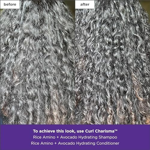 Briogeo Curl Charisma Reis-Amino + Avocado Feuchtigkeitsshampoo | Definition und Feuchtigkeit für welliges, lockiges und krauses Haar | Reduziert Frizz | Sulfatfrei | Vegan & tierversuchsfrei | 236 ml