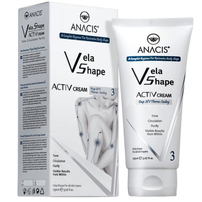 Anacis Cellulite Cream – Aktiv gegen Cellulite an Bauch, Oberschenkeln & Po, feuchtigkeitsspendende Creme mit natürlichen Inhaltsstoffen, 150 ml
