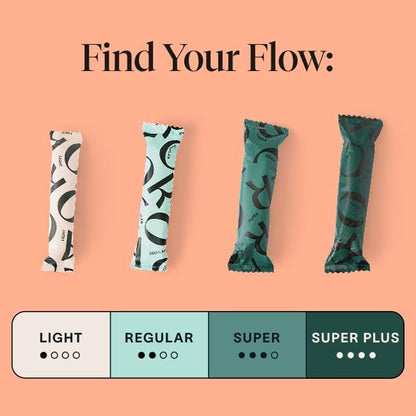 Cora Bio-Baumwoll-Tampons Multipack (18 Regular, 18 Super Tampons)