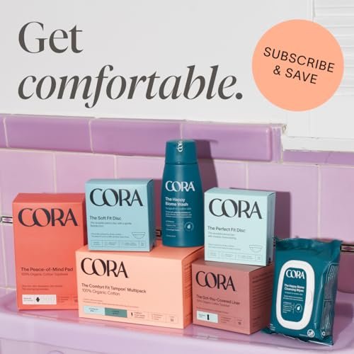 Cora Bio-Baumwoll-Tampons Multipack (18 Regular, 18 Super Tampons)