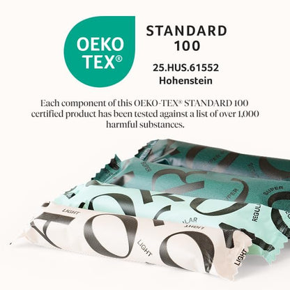 Cora Bio-Baumwoll-Tampons Multipack (18 Regular, 18 Super Tampons)