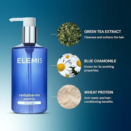 ELEMIS Revitalize-Me Shampoo mit Basilikum und Thymian Duft, 300 ml