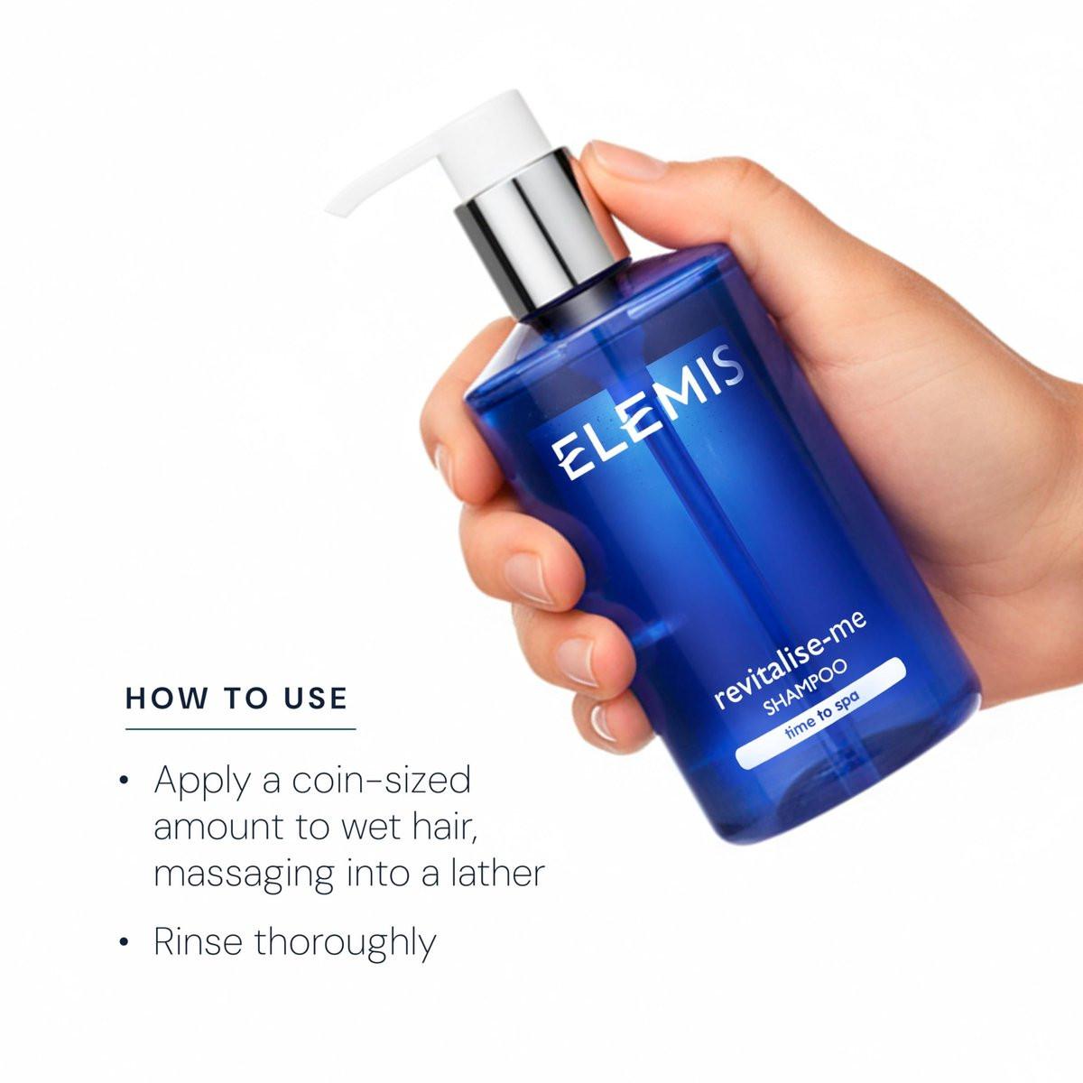 ELEMIS Revitalize-Me Shampoo mit Basilikum und Thymian Duft, 300 ml