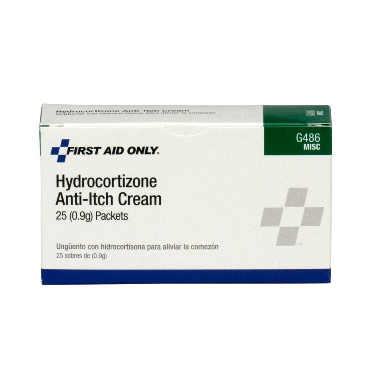 First Aid Only Hydrocortison-Creme Beutel, 25 Stück – Linderung bei Juckreiz & Hautreizungen