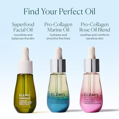 ELEMIS Pro-Collagen Marine Oil 15ml – Leichtes Gesichtsöl zur Hydratation, Pflege und Verbesserung der Hautstruktur