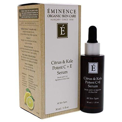 Eminence Citrus & Kale Potent C Plus E Serum – Aufhellendes Vitamin-C-Serum, 30 ml