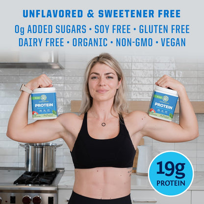 Sunwarrior Bio Pflanzliches Proteinpulver – Ungesüßtes veganes Protein mit BCAA-Aminosäuren & Hanfsamen-Erbsen-Mischung – Ohne Soja, Milchfüllstoffe & Gluten (Ungesüßt, 15 Portionen)