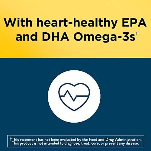 Nature Made Männermultivitamin Gummis mit Omega-3 – Tägliche Nährstoffversorgung, 80 Gummis, 40 Tage Vorrat