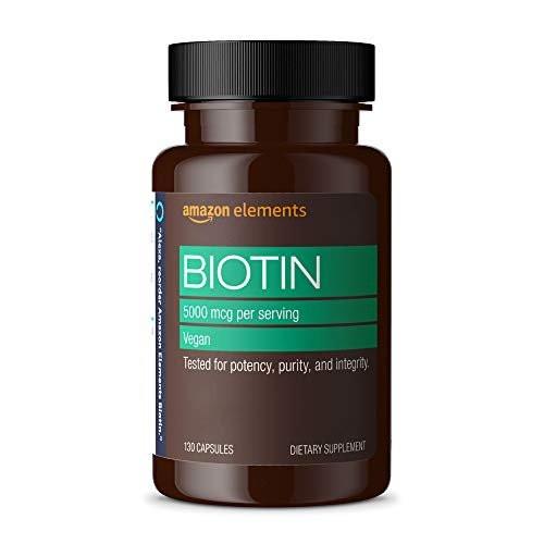 Veganes Biotin 5000 mcg für Haare, Haut und Nägel – 130 Kapseln, 4-Monats-Vorrat