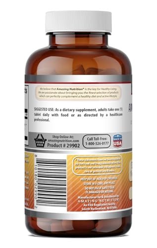 Amazing Formulas Rutin 500 mg Tabletten – 100 Stück, Non-GMO, glutenfrei, hergestellt in den USA