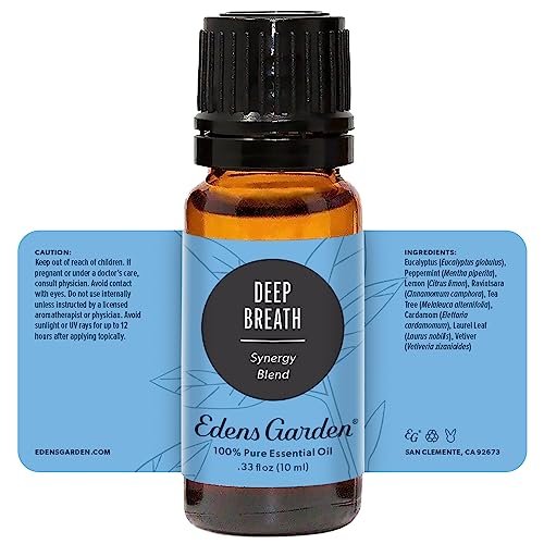 Edens Garden Deep Breath Ätherisches Öl Blend – 100% rein, premium, unverdünnt, therapeutisch, 10 ml