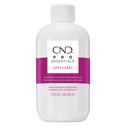 CND OFFLY FAST Feuchtigkeitsspendender Nagellackentferner, 222 ml