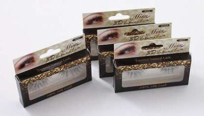 Miss Lash M157 Wimpern – 4 Paar (8 Stück) für einen verführerischen Augenaufschlag